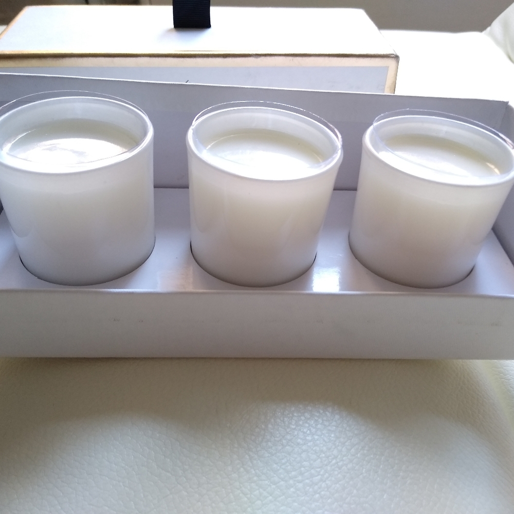 Trio of mini candles